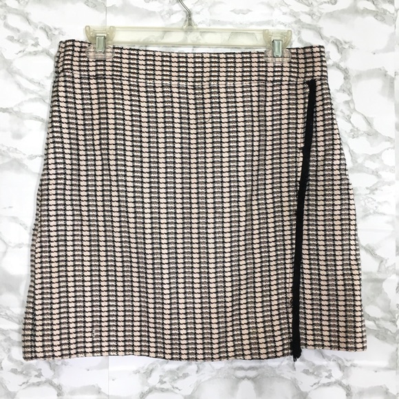J.CREW FAUX WRAP TWEED SKIRT - Picture 2 of 11